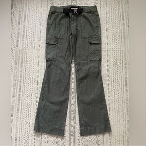 Free People dark olive green cargo pants 10